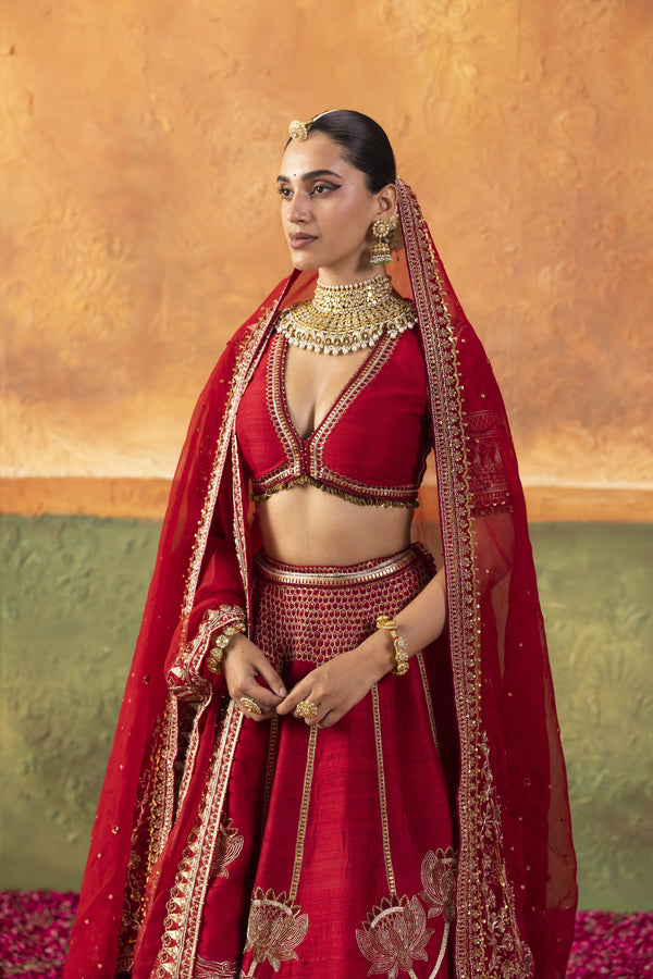 Bridal Red Lehenga
