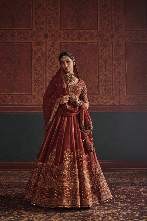 NH Marodi Garden Lehenga Set