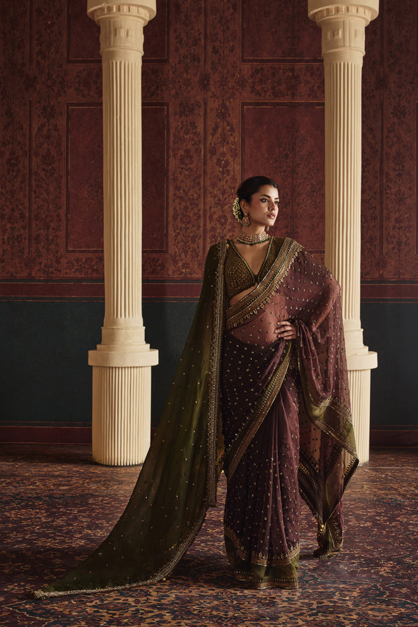 NH Regal Bronze Saree