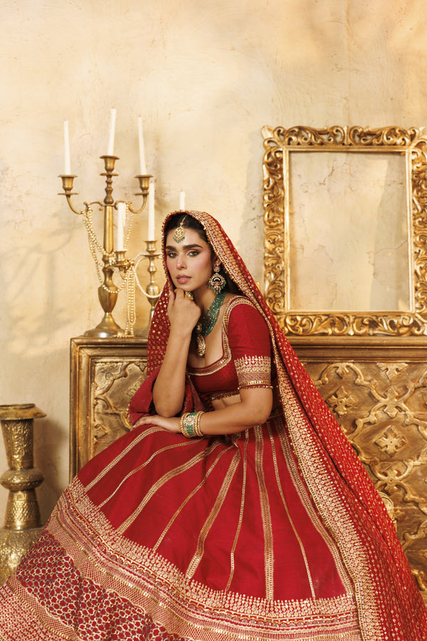 NH Statement Bridal Lehenga set