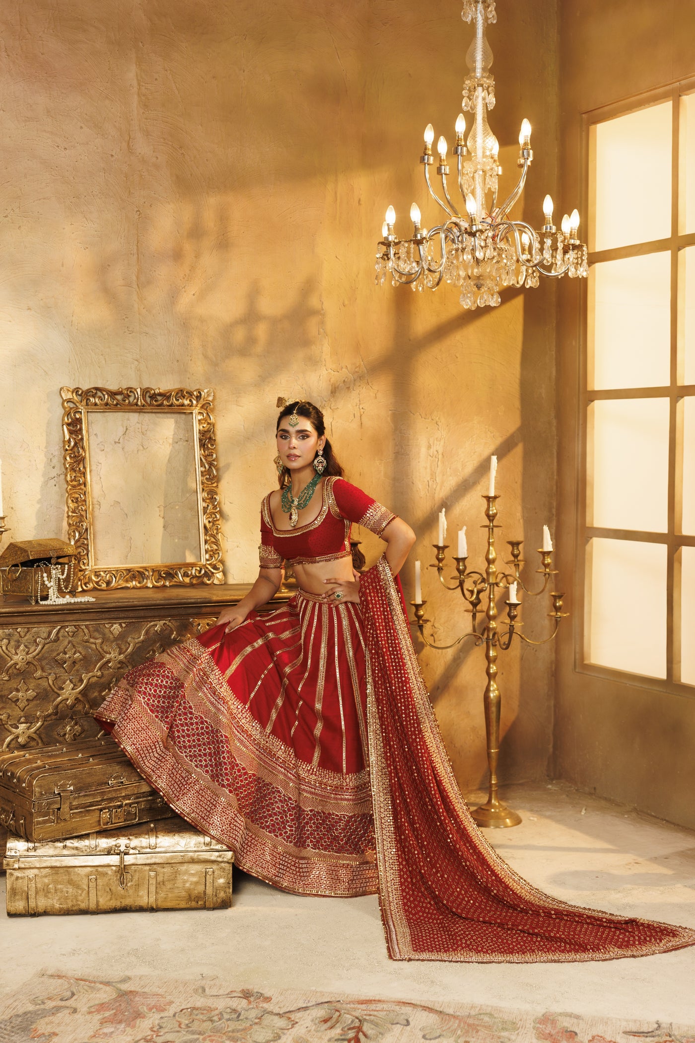 NH Statement Bridal Lehenga set