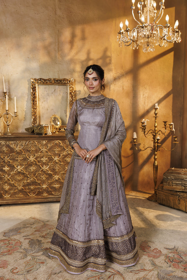 The Lilac lehenga set