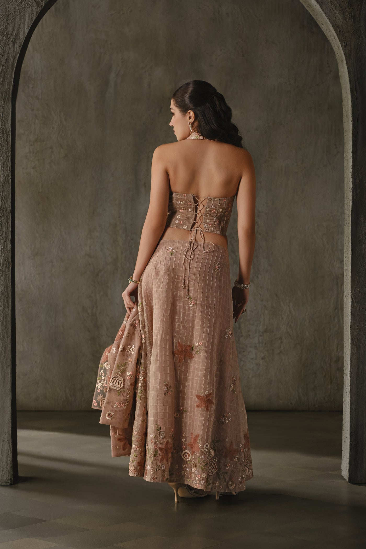 Trellis Corset Set