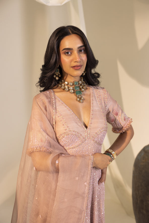 Tulip Anarkali Set